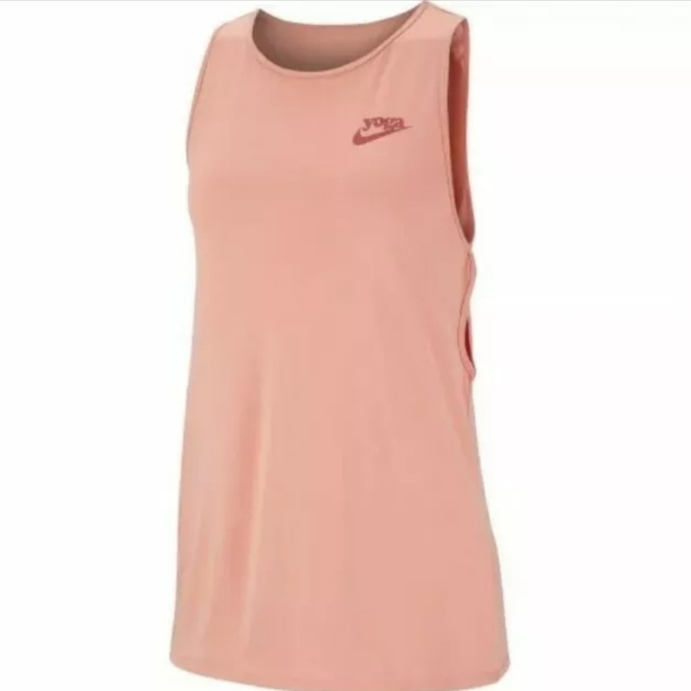 Nike Yoga Dri-FIT Shirt Medium Keyhole Yoga Tank Top